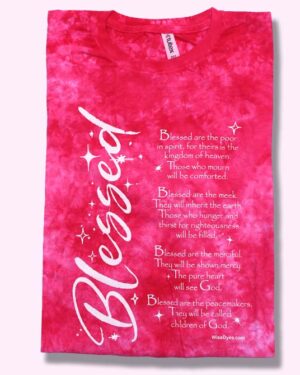 BLESSED - Pink Tie Dye