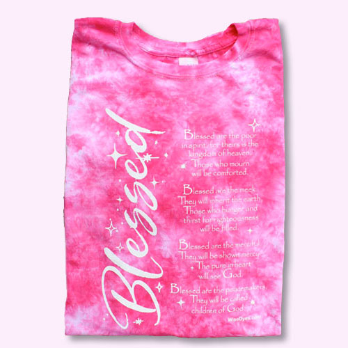 Blessed Christian Tie Dyed T-shirt
